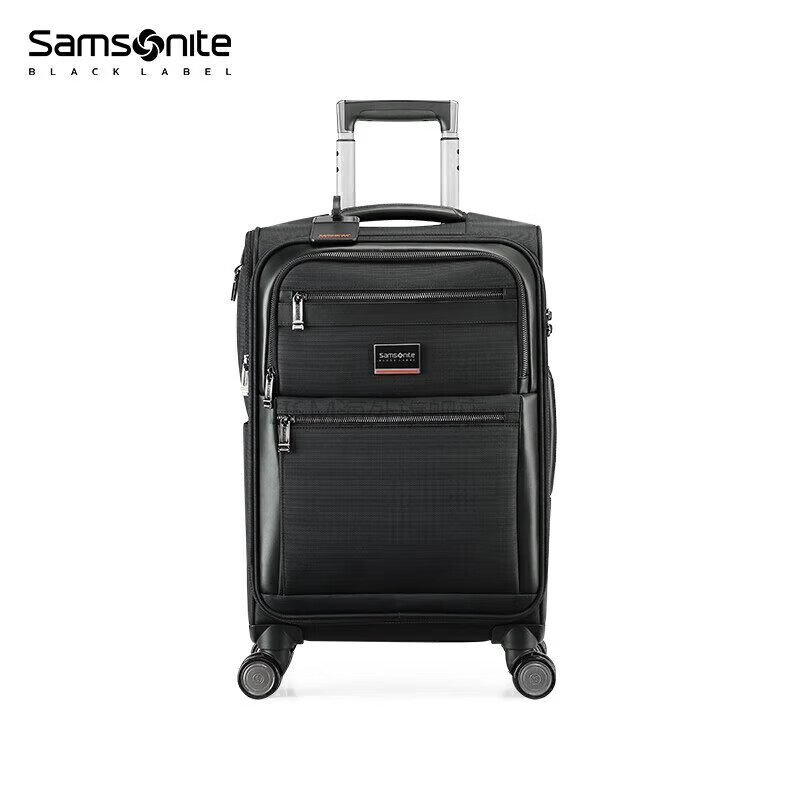 新秀丽（Samsonite）行李箱总裁系列拉杆箱万向轮旅行箱登机箱HO0*09016黑色20英寸 HO009016