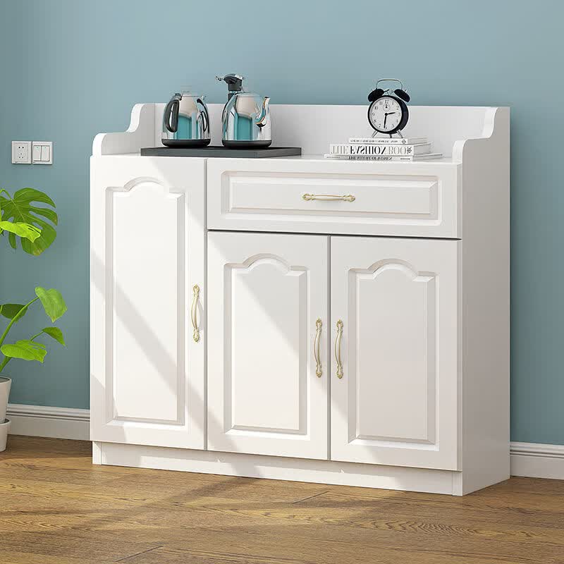 菩本家 欧式餐边柜茶水柜简约现代客厅小柜子储物柜厨房收纳水桶柜碗
