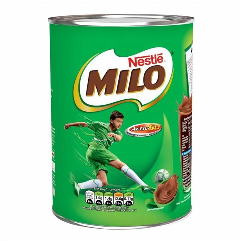 雀巢马来西亚进口 milo巧克力冲饮 400g  快乐星球 美禄 400g 罐装