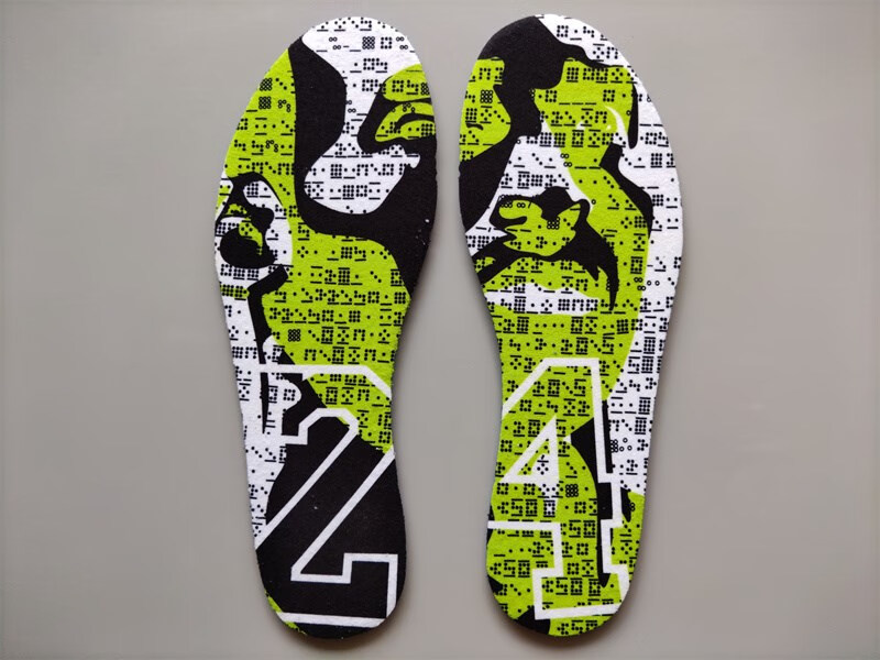 鞋垫5代6小丑4代及时行乐10选秀日9篮球鞋11代12代8鞋垫 科比绿色鞋垫