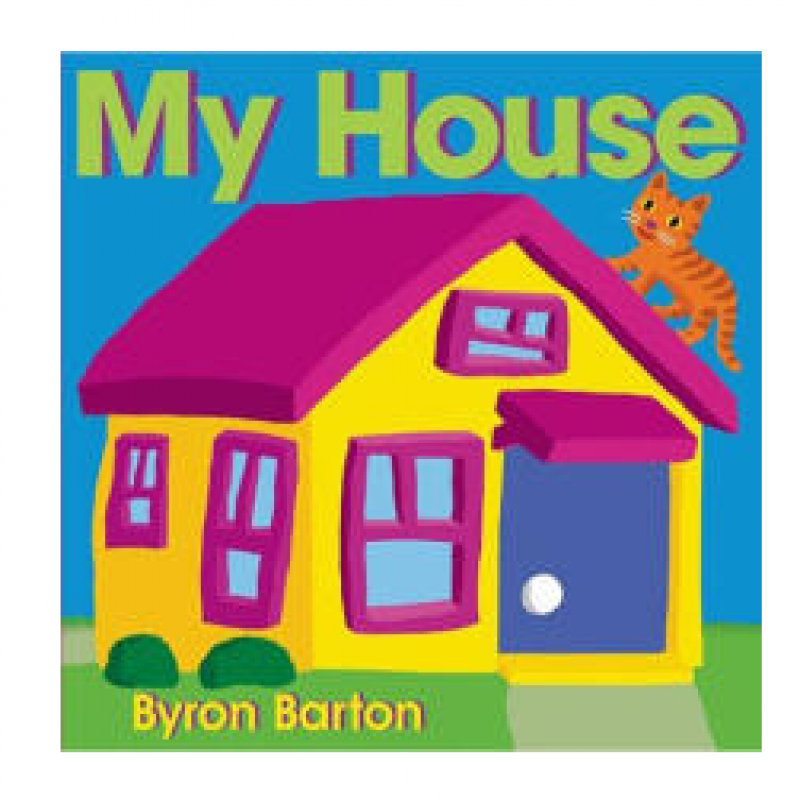 现货 英文原版 my house 我的房子 纸板书 拜伦巴顿 byron barton