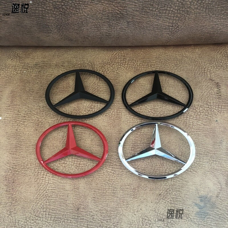 glk glc gle ml后尾箱标志三叉星标 slk车型用 备注颜色