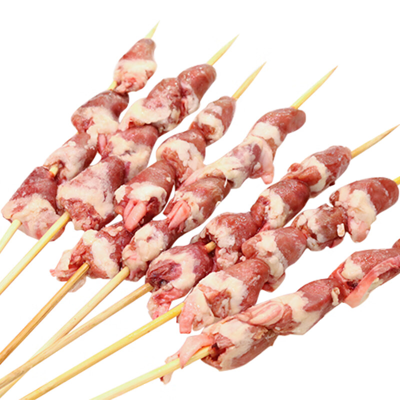 苏墨鸡心串冷冻半成品20串家庭装户外bbq烧烤油炸食材精选鲜鸡心串