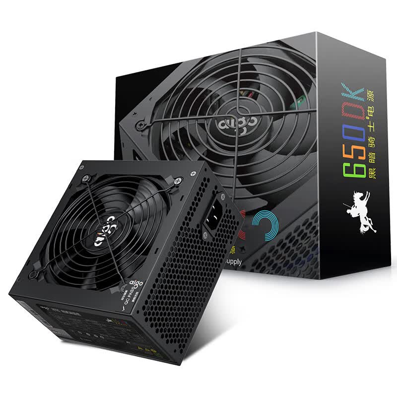爱国者（aigo）额定500W 黑暗骑士650DK 台式机电脑主机电源（主动式PFC/宽幅节能温控/长线材/支持背线）使用感如何?