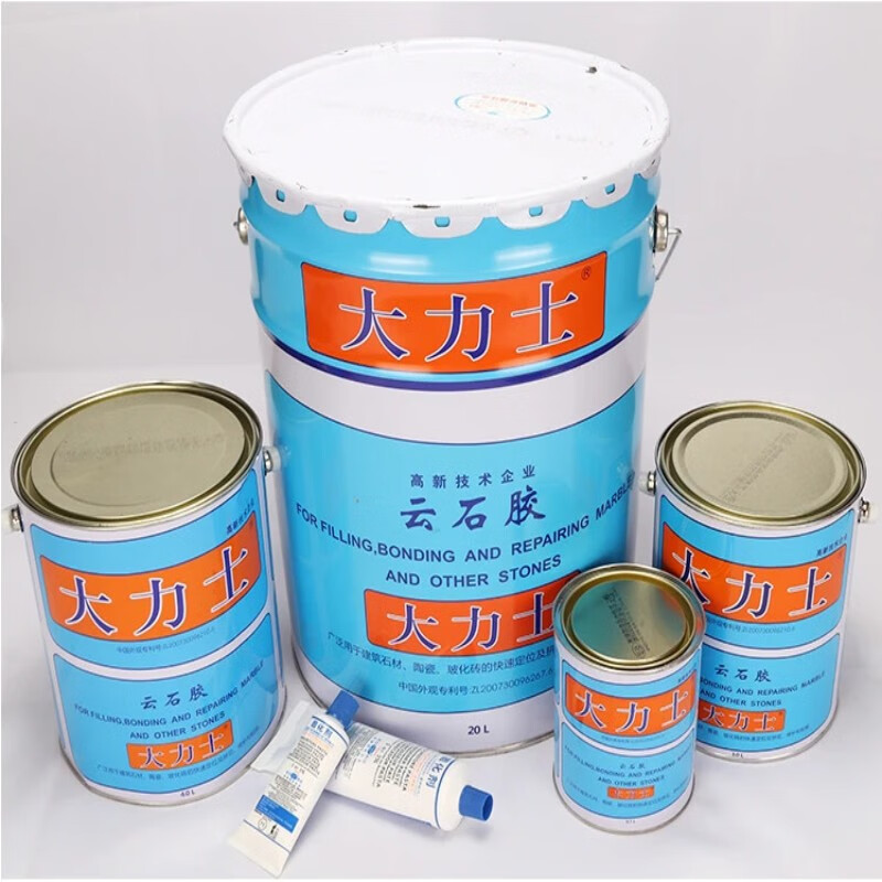 云石胶石材干挂胶大理石胶瓷砖石头台盆修补粘接胶 大力士20l白色23