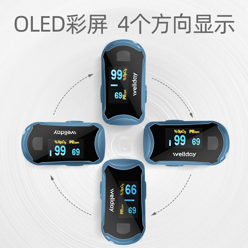 维德医疗血氧仪指夹式医用测氧仪 指脉氧仪手指夹式脉搏血氧监测仪 【指夹式血氧仪】C29