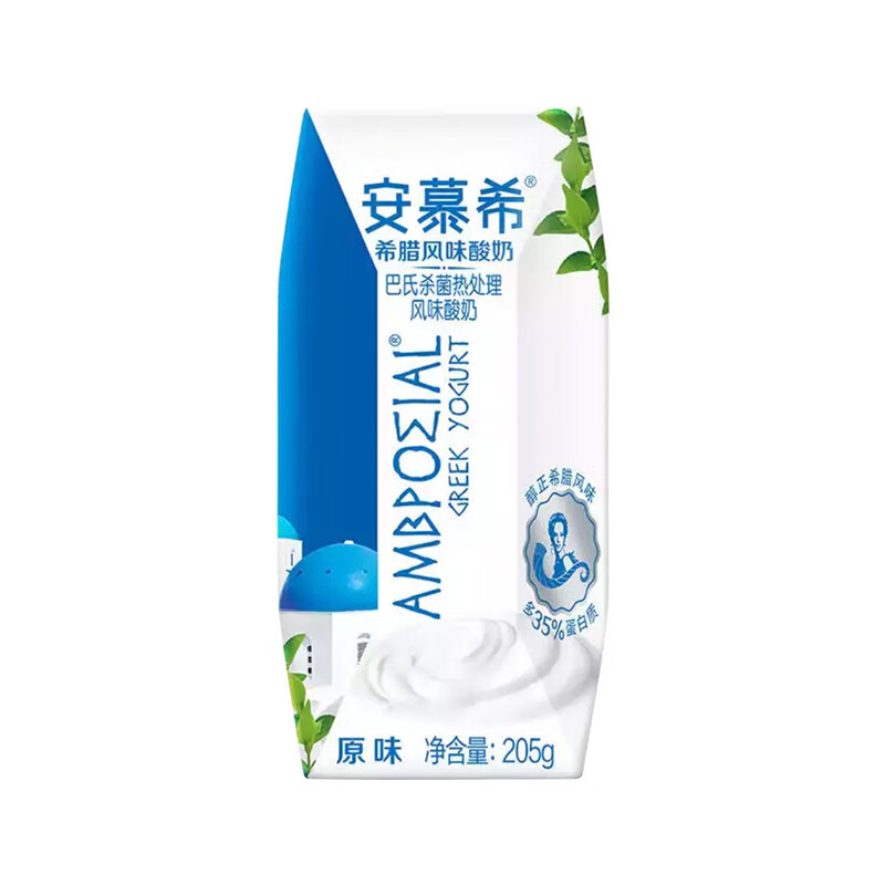伊利 安慕希希腊风味常温酸奶原味205g*12盒/箱(礼盒装)