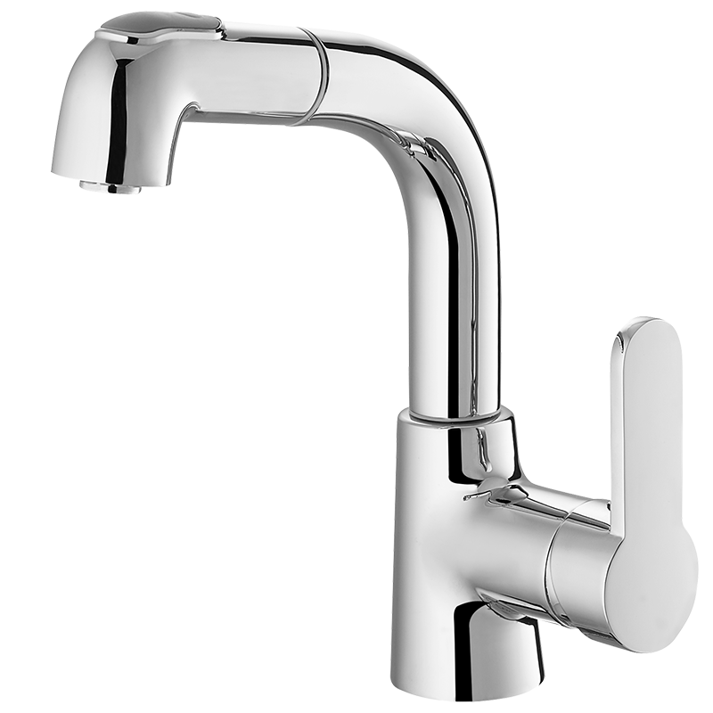 法恩莎(faenza) 法恩莎卫浴水龙头洗脸盆浴室柜旋转抽拉式铜龙头单孔