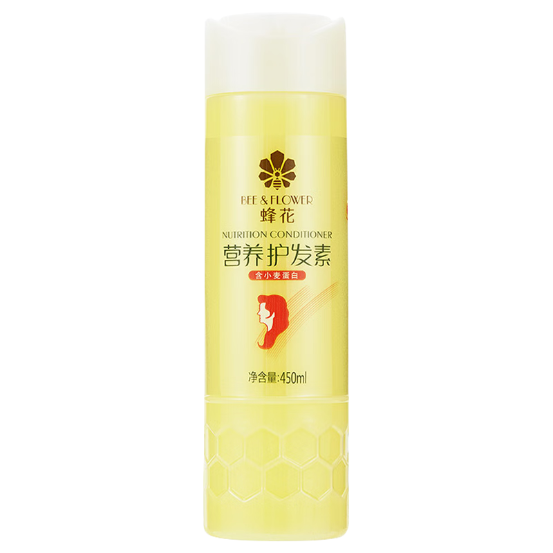 蜂花 营养护发素润发乳改善毛躁干枯烫染国货家用男女士通用 小麦蛋白护发素450ml
