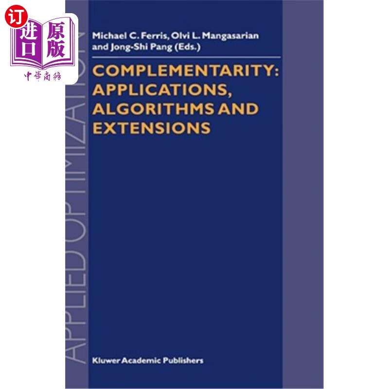 海外直订complementarity: applications, algorithms and extensions