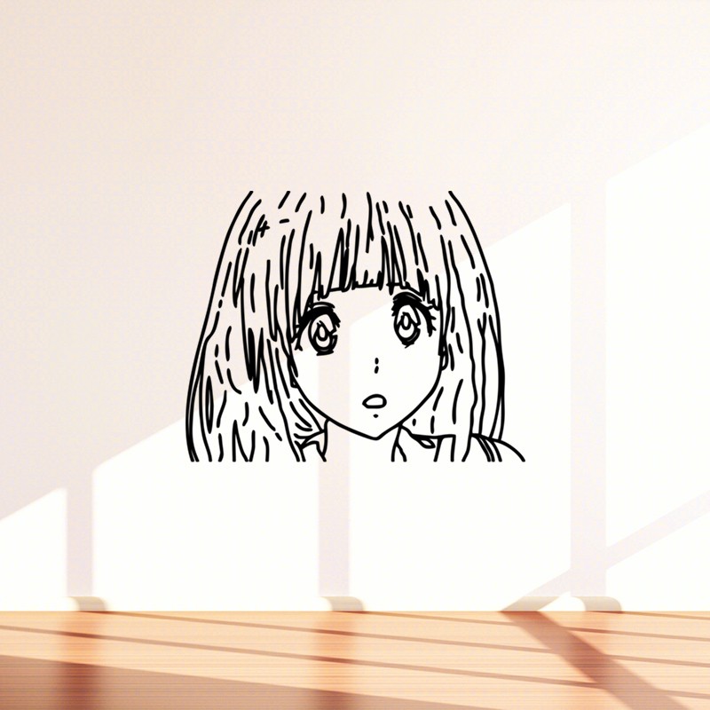 日本动漫冰菓海报贴画卡通动画人物千反田爱瑠墙纸贴千反田同学,小千