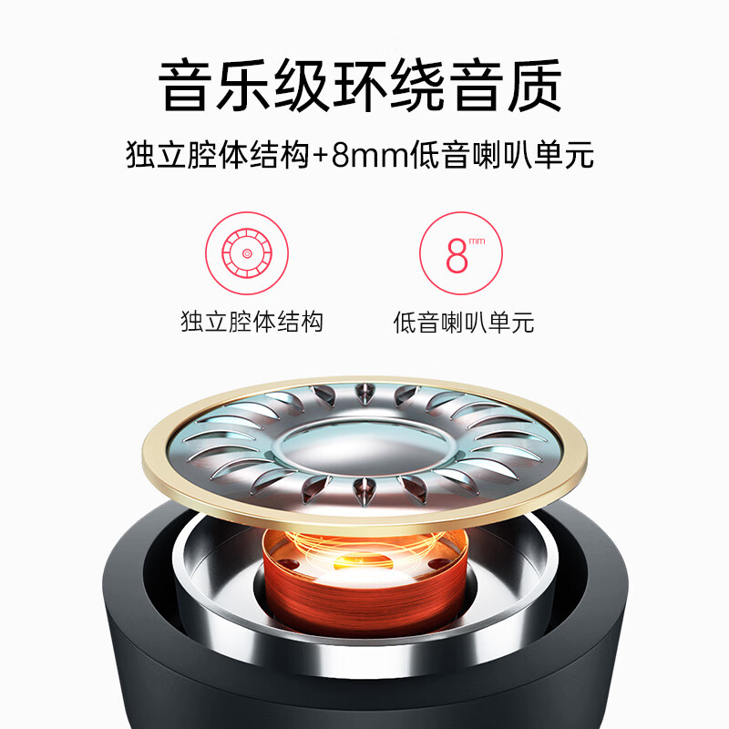 果儿电子（GUOER） 蓝牙耳机迷你单耳隐形无线耳塞长待机入耳式华为oppo小米vivo苹果手机通用 肤色标配单耳机 听歌13小时