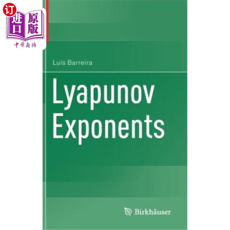 海外直订lyapunov exponents 李雅普诺夫指数