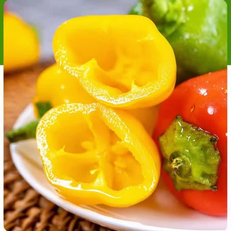农大姐妹水果彩椒 山东五彩甜椒  七彩生吃彩椒 当季沙拉蔬菜新鲜甜椒凉拌 顺丰冷链上门4斤