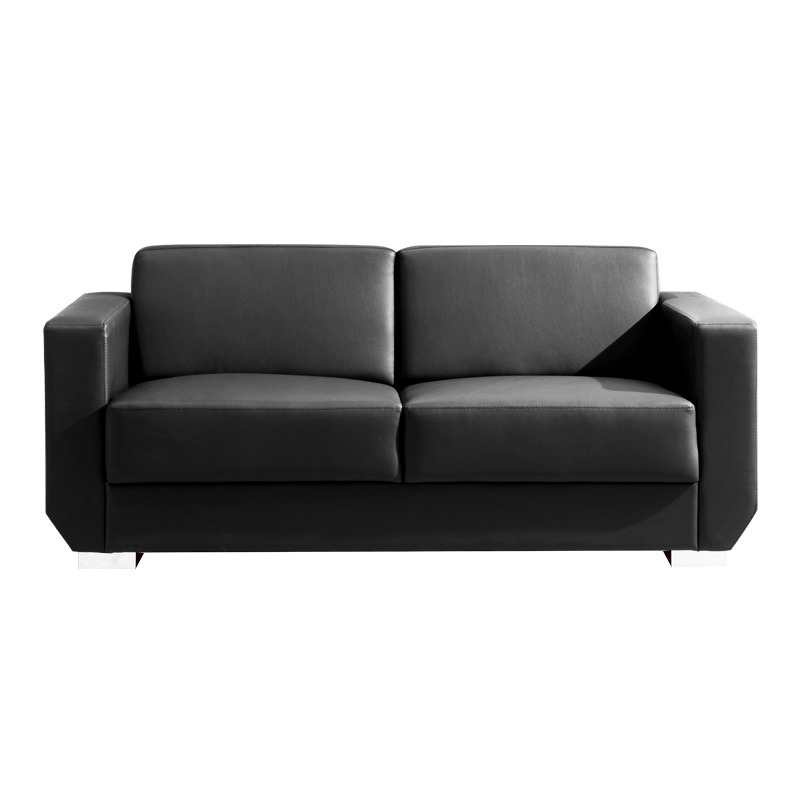 圣黎 办公沙发组合总经理会客接待会客沙发 总裁办公室沙发茶几组合 3+1+1+长茶几（西皮）