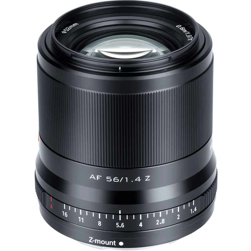 唯卓仕23mm33mm56mm F1.4大光圈自动对焦镜头适用于Z卡口Z30 ZFC微单相机定焦镜头 AF 56/1.4 Z（黑色）