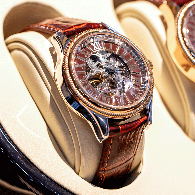 melissa 玛丽莎手表女机械防水女士手表镂空机械表女表时尚全自动机械