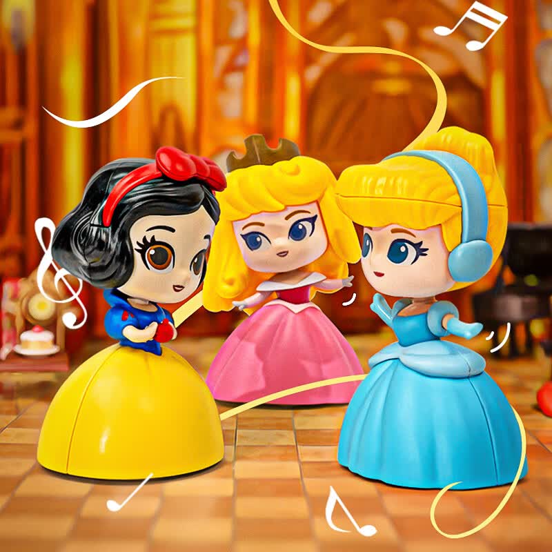 迪士尼（Disney）公主儿童玩具小女孩生日礼物旋转舞蹈公仔白雪上链发条三只礼盒装属于什么档次？