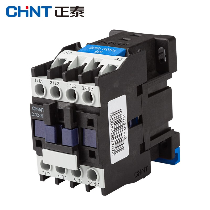 正泰(chnt)交流接触器 cjx2-09系列10一常开 01一常闭  9a接触式