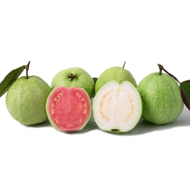 q番石榴新鲜采摘广西玉林红白心芭乐水果3斤整箱 2个红白心试吃装