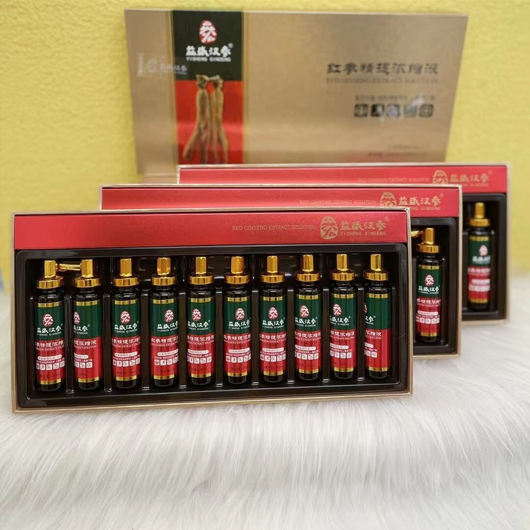 益盛汉参红参精提浓缩液 益盛汉参红参精提浓缩液 红参口服液植物