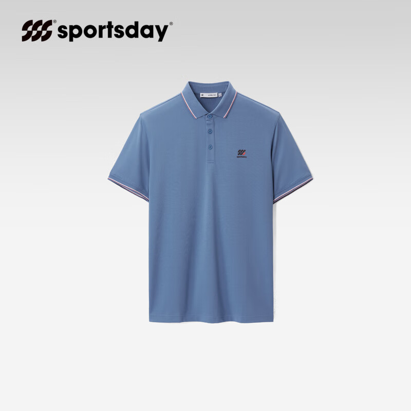 海澜之家sportsdaypolo衫男23年潮流运动凉感翻领印花短袖夏季hntpw2y