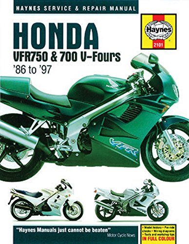 预订 Honda VFR750 & 700 V-Fours (86 - 97) Haynes Repair Manual