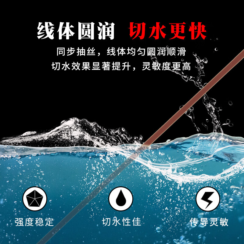 南北鱼线二代进化60米主线子线台钓鱼线日本进口原丝耐磨强拉力尼龙线 二代进化升级版主线（50+10米） 2.5