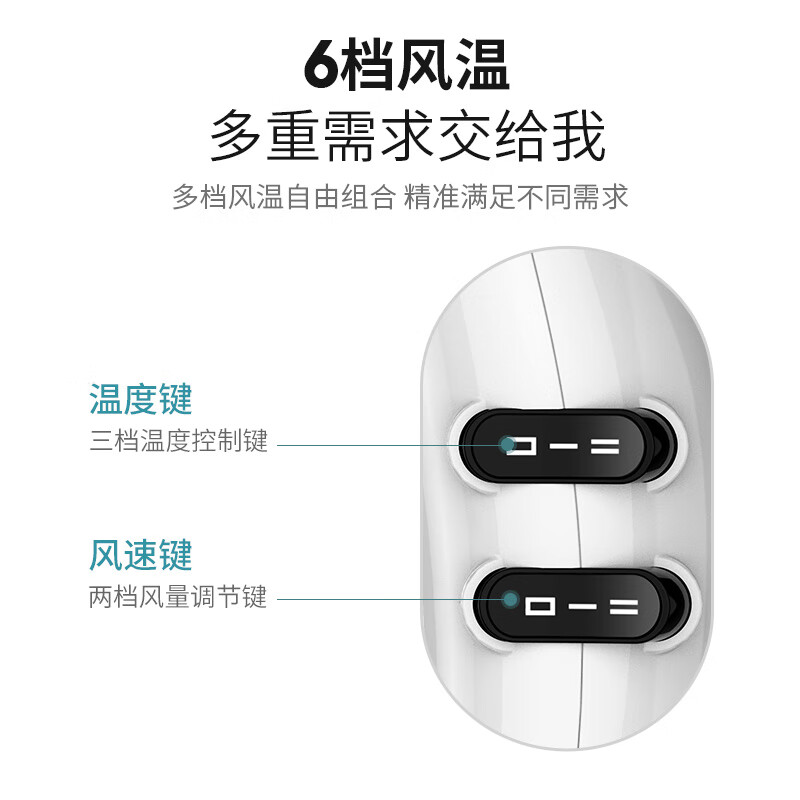 索利斯(Solis)电吹风机大功率理发店家用负离子发廊专业用风筒MC248i 珍珠黑