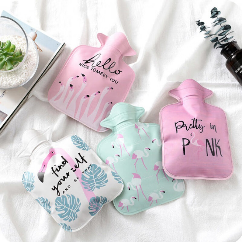 【现货现发】小热水袋注水可爱卡通韩版大小号暖水袋迷你防寒随身热水袋北极象 大号随机加厚 1个装