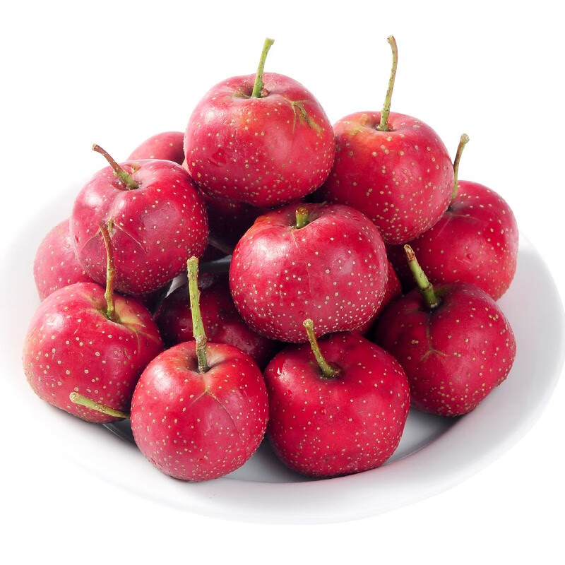 绛县特产馆 新鲜山楂果鲜摘现发 鲜山楂 水果 大金星山楂果 山楂鲜果