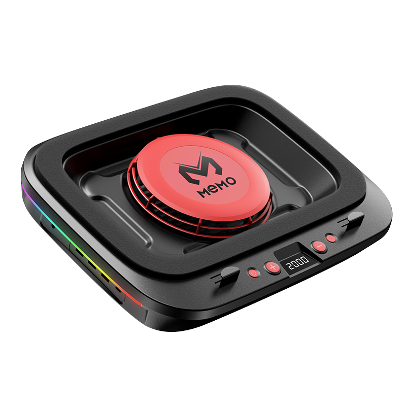 毕亚兹 笔记本压风式散热器游戏本底座大风力调速电脑支架适用联想R9000X戴尔外星人拯救者华硕ROG水冷