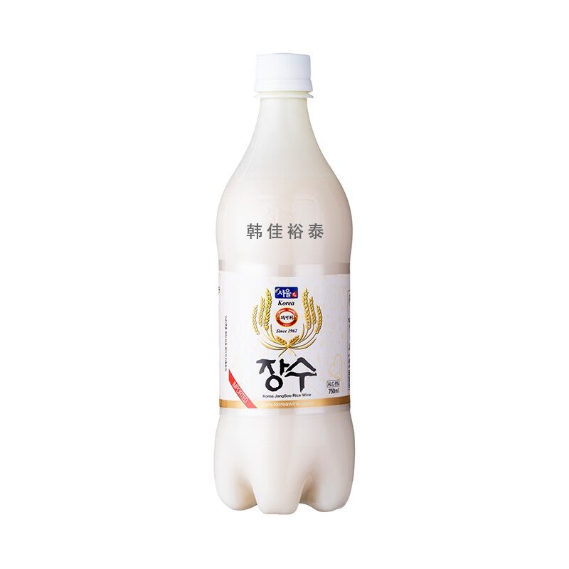【韩佳裕泰】米酒 韩国玛克丽 进口米酒韩国进口米酒首尔长寿玛可利6度750ml低度酒 餐酒 单瓶