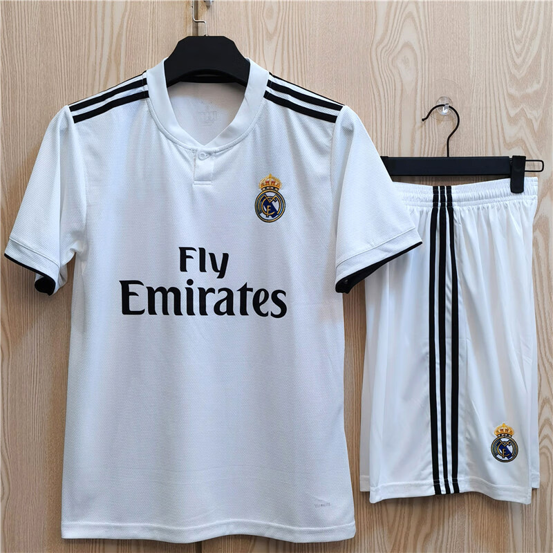 元族18-19皇马球衣c罗本泽马莫德里奇马德里主场队服成人足球服 1819