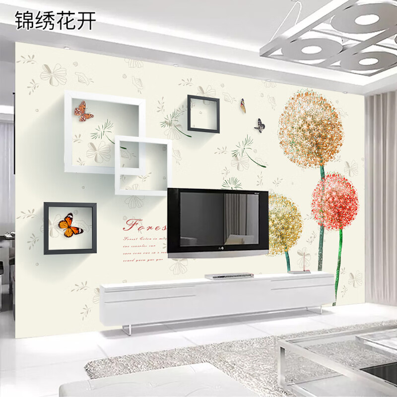 影视墙壁布3d立体装饰5d客厅沙发背景墙布8d墙纸壁画小户型电视墙画
