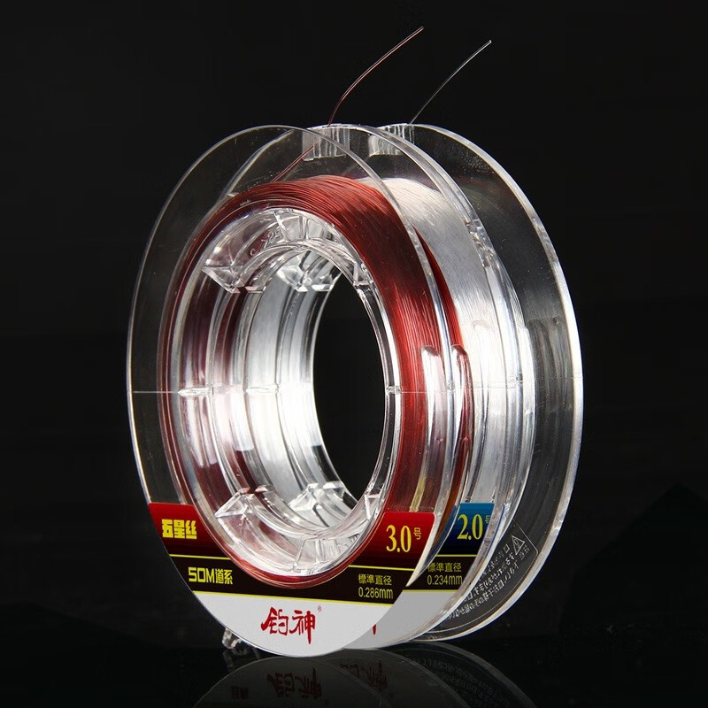 钓神(diaoshen) 鱼线五星丝主线子线强拉力原丝渔具垂钓用品渔线尼龙