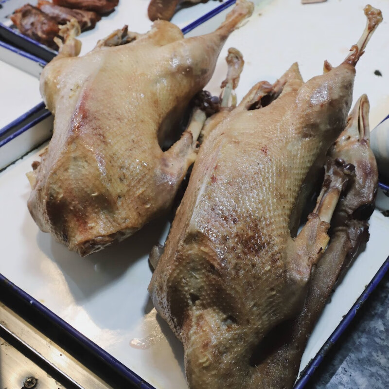 隆港汇 扬州熟食 高邮菱塘盐水鹅 配卤汁 新鲜现做 整只真空包装 3斤