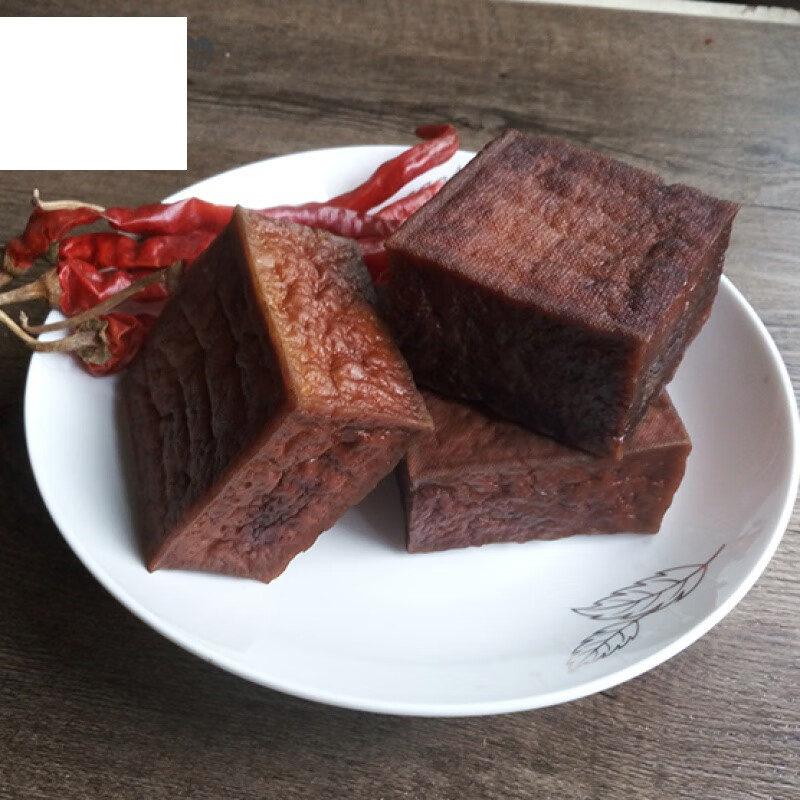 虎钢馋烟熏豆腐干农家自制湘西湖南怀化沅陵特产 柴火腊豆干 5块装