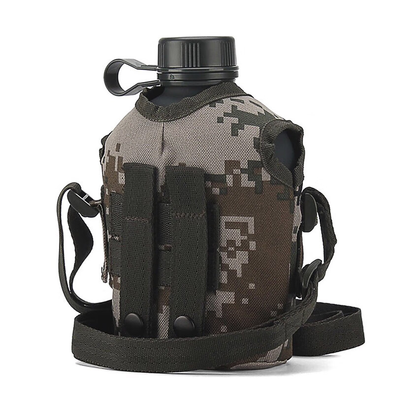 军科馨  扁军迷用水壶运动水壶便携军训水壶劳保水壶 10陆水壶 1l