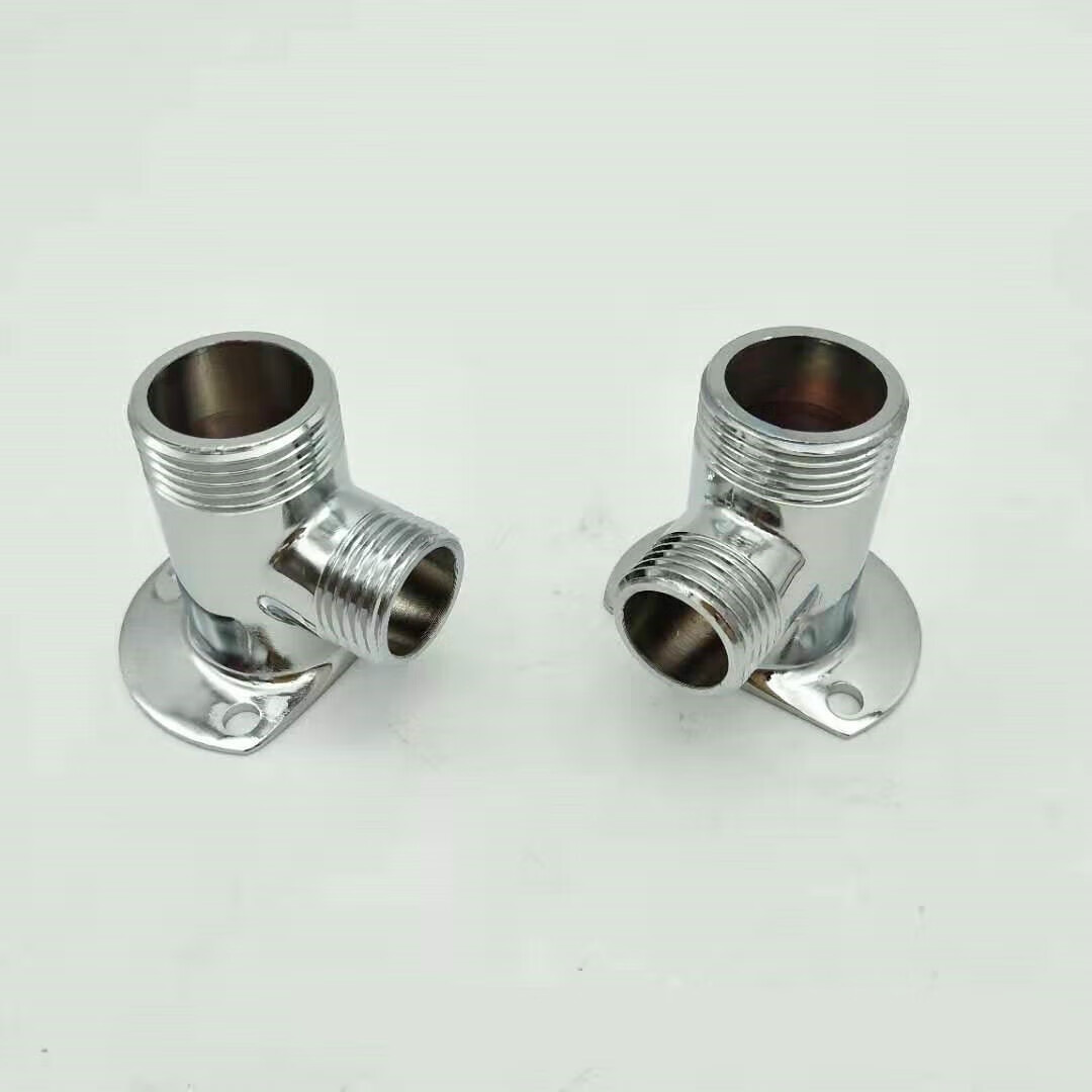 梯橙铜明阀太阳能热水明装淋浴器6分转4分转换器水暖配件