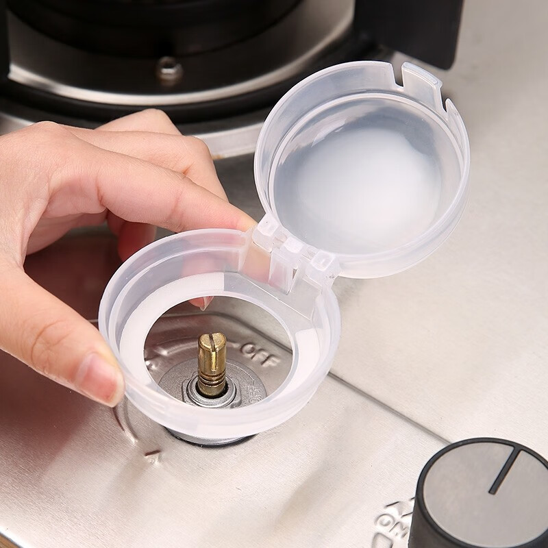 钵至一对装燃气灶开关保护罩煤气灶按钮防护罩灶台天然气旋钮防油保护