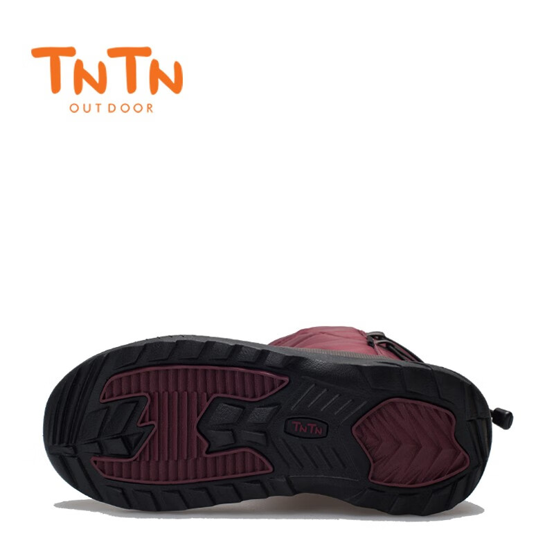 TNTN哈尔滨冬季防寒加厚底3M新雪丽保暖绒男女士东北雪乡雪地靴棉鞋子 枣红 38 偏小请买大1码