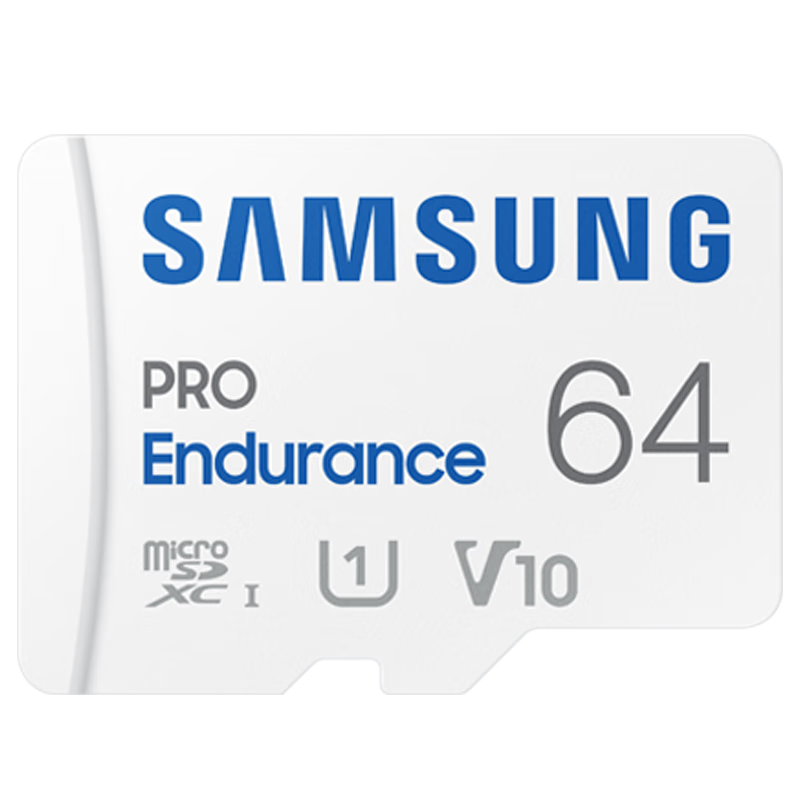 三星（SAMSUNG）64GB TF（MicroSD）存储卡 PRO Endurance视频监控卡行车记录仪内存卡