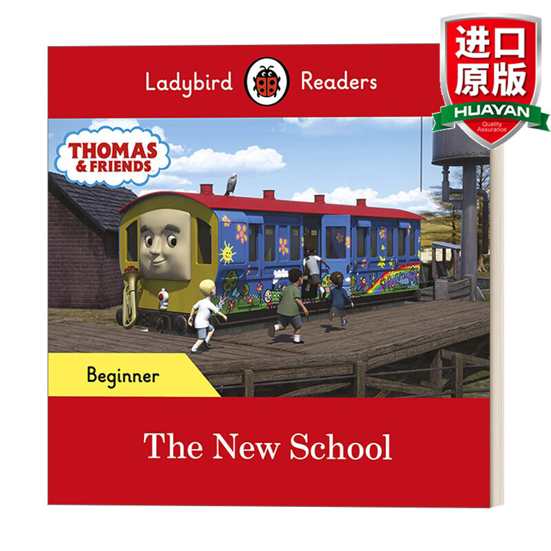 beginner level the new school 英文原版 托马斯小火车新学校 小瓢虫