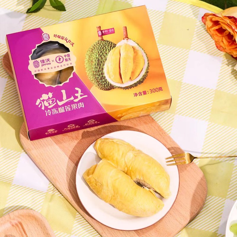 佳沃（joyvio）马来西亚冷冻猫山王榴莲D197稀缺果肉 单盒装 300g/盒 冷冻榴莲怎么样,好用不?