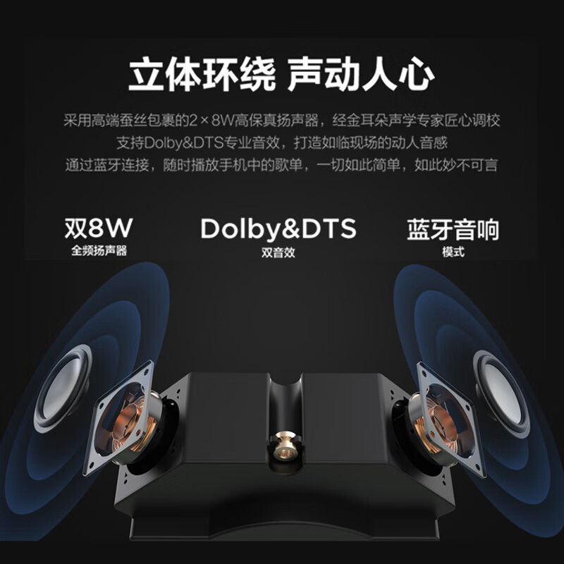 联想T500 投影仪家用 投影机 智能家庭影院 手机投影（1400流明 自动对焦梯形校正 1080P全高清 杜比音效）