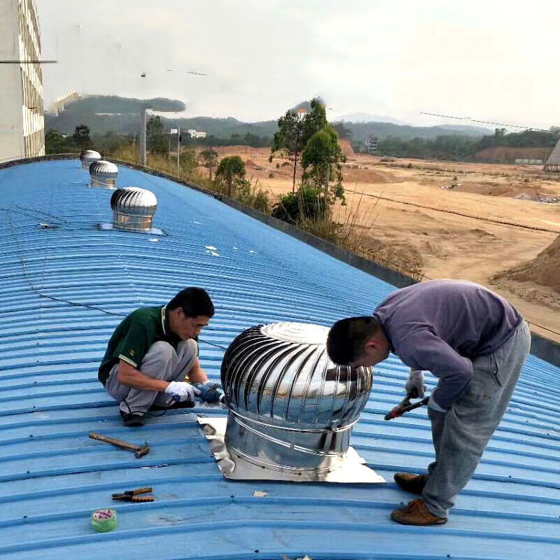 枭采300无动力风帽屋顶通风器家用防雨屋顶风机自动排风扇换气风帽600