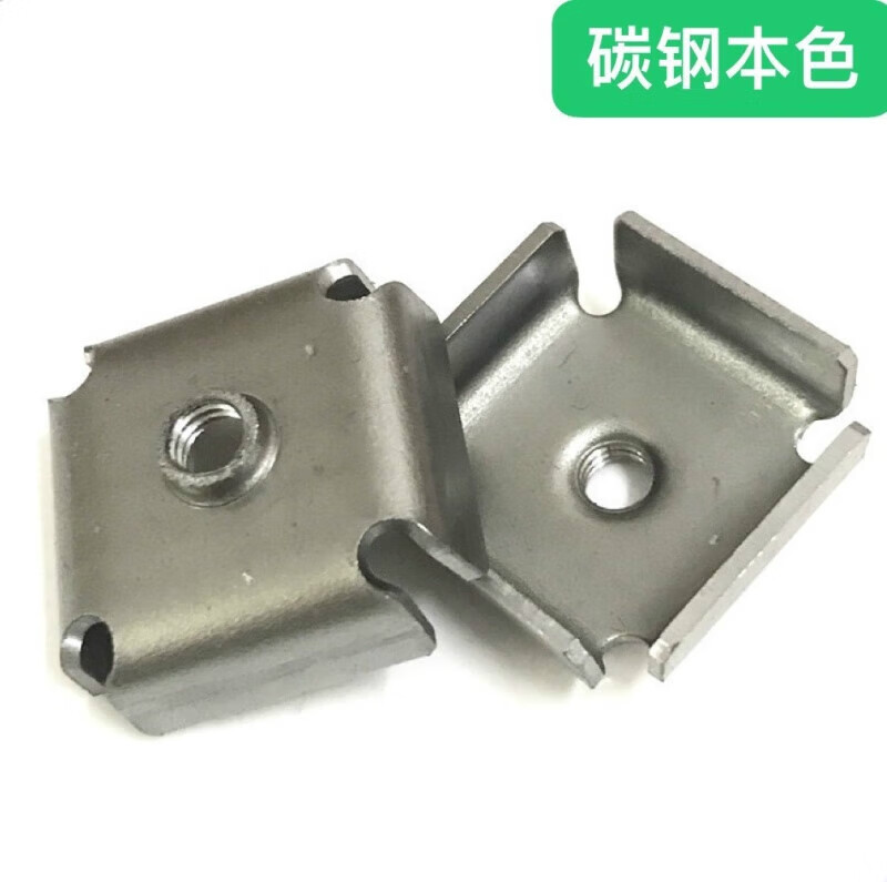 适配铁皮内套牙正方形管焊接管口内置翻边内塞牙帽管内可订 m6*13*13