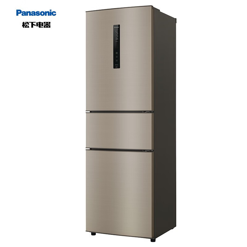 松下（Panasonic）318升三门冰箱 自动制冰 变频风冷无霜 银离子装置 NR-C31PX3-NL(BCD-313WPCC-NL)