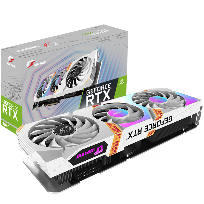 COLORFUL 七彩虹 iGame GeForce RTX 3060 Ultra W OC 8G 游戏显卡 8GB